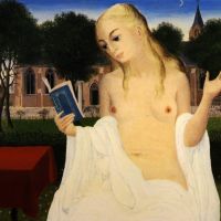 Paul Delvaux The Lady Of Loos