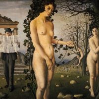 Paul Delvaux The Man In The Street