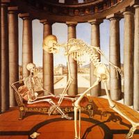 Paul Delvaux The Skeleton Has The Shell
