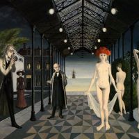 Paul Delvaux Tribute To Jules Verne