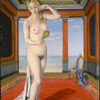 Paul Delvaux Woman With A Mirror