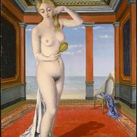 Paul Delvaux Woman With Mirror