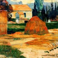 Paul Gauguin Landscape Near Arles 1888