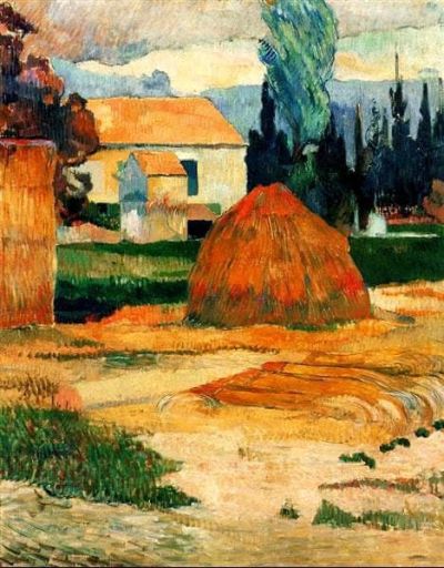 art oil painting reproduction of  Paul Gauguin Landscape Near Arles 1888 museum quality handmade
