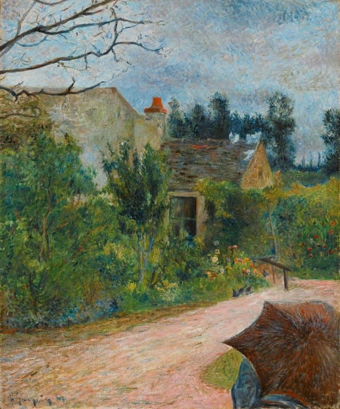 Paul Gauguin Le Jardin De Pissarro Quai Du Pothuis Pontoise 1881 museum quality