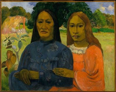 art oil painting reproduction of  Paul Gauguin M Re Et Fille C. 1901-02 museum quality handmade