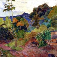 Paul Gauguin Martinique Landscape 1887