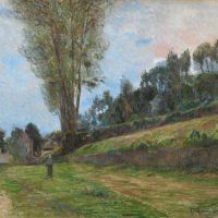 Paul Gauguin Street In Rouen 1884