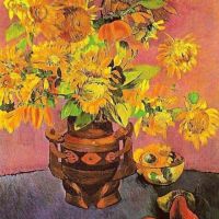 Paul Gauguin Sunflowers And Mangoes After Van Gogh 1888