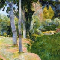 Paul Gauguin The Large Tree - 1889