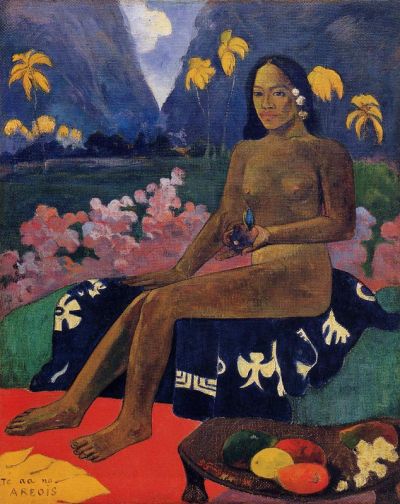 art oil painting reproduction of  Paul Gauguin The Seed Of The Areoi 1892 museum quality handmade