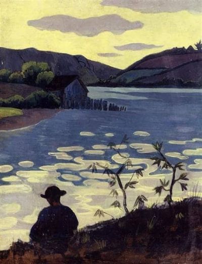 art oil painting reproduction of  Paul Serusier Fisherman On The Laita museum quality handmade