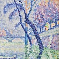 Paul Signac Pont Des Arts Inondation 1930