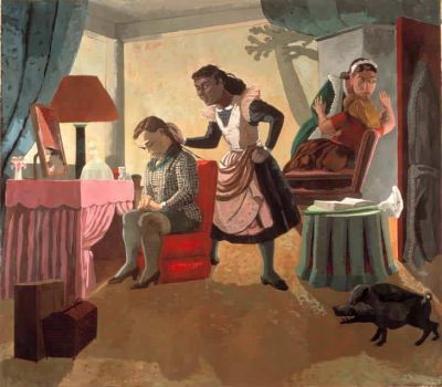 art oil painting reproduction of  Paula Rego The Maids Ano -1987 museum quality handmade