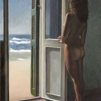 Pavlos Samios Nude By The Door - Interpretation
