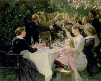 art oil painting reproduction of  Peder Severin Kr Yer Hipp Hipp Hurra 1887 museum quality handmade