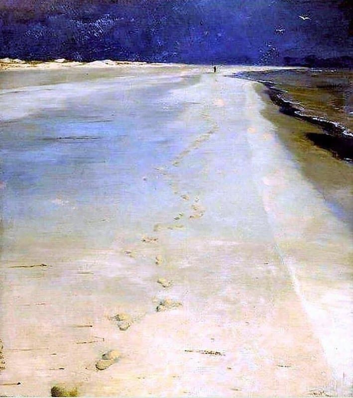 Peder Severin Kroyer On The South Beach Of Skagen museum quality