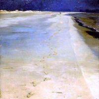 Peder Severin Kroyer On The South Beach Of Skagen Hand Painted Reproduction