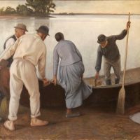 Pekka Halonen Home From Work - Tyosta Paluu
