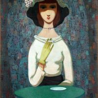 Pelle Aberg Girl With Cigarette