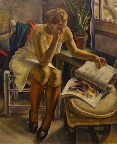 art oil painting reproduction of  Phil Paradise Beryl 1938 museum quality handmade