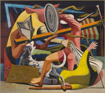 art oil painting reproduction of  Philip Guston Gladiators 1940 museum quality handmade