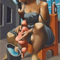 Philip Guston Mother And Child 1930