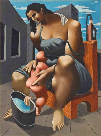 art oil painting reproduction of  Philip Guston Mother And Child 1930 museum quality handmade