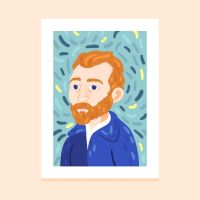 1 subject 12 x 16 in