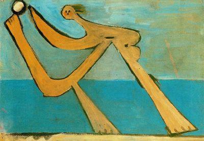 art oil painting reproduction of  Picasso Bather museum quality handmade