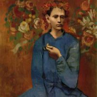 Picasso Boy With A Pipe Hand Painted Reproduction