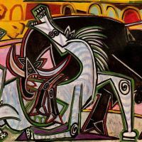 Picasso Bullfight Hand Painted Reproduction
