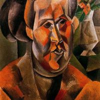 Picasso Bust Of Woman With Flowers