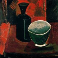 Picasso Green Pan And Black Bottle