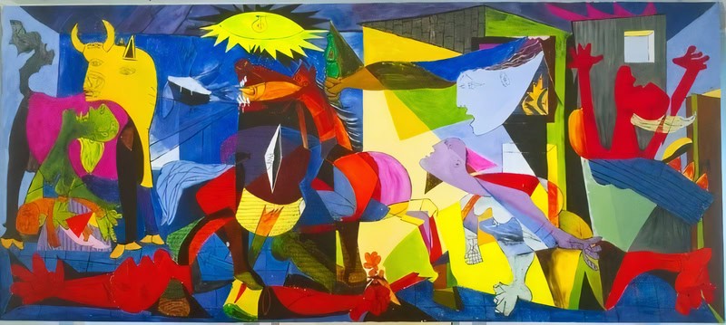 Picasso Guernica Multiple Colors museum quality