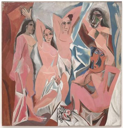 art oil painting reproduction of  Picasso Les Demoiselles D Avignon museum quality handmade