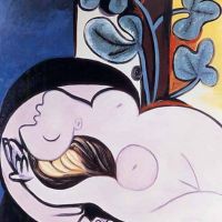 Picasso Nude In A Black Armchair Hand Painted Reproduction