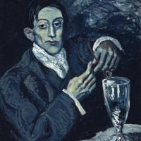 Picasso Portrait Of Angel Fernandez De Soto The Absinthe Drinker Hand Painted Reproduction
