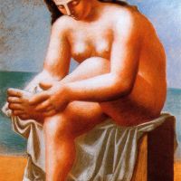 Picasso Seated Nude Drying Her Feet