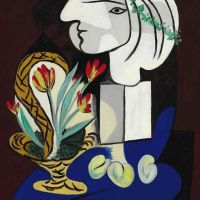 Picasso Still Life With Tulips - 1932 Hand Painted Reproduction