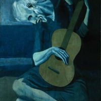 Picasso The Old Guitarist Hand Painted Reproduction