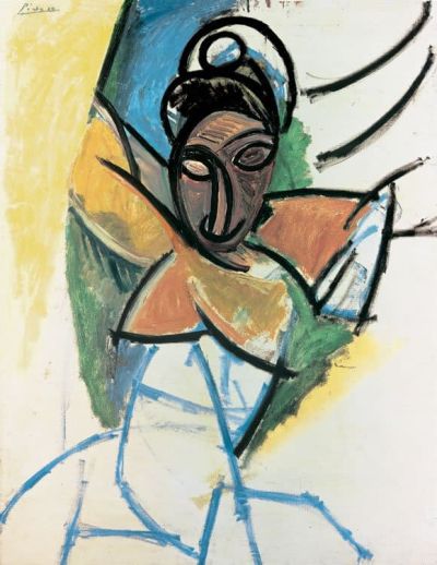 Picasso Woman Hand Painted Reproduction