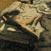 Pierre Bonnard Femme Assoupie Sur Un Lit Ou L Indolente Ou Farniente 1899 Hand Painted Reproduction