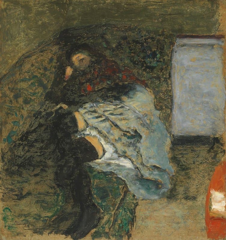 Pierre Bonnard Marthe Bonnard Sur Un Divan C. 1900 museum quality