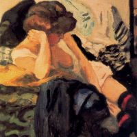 Pierre Bonnard The Red Garters 1903-04