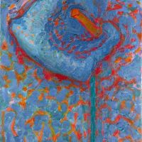 Piet Mondrian Arum Lily- Blue Flower 1908-09