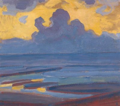 art oil painting reproduction of  Piet Mondrian By The Sea 1909 museum quality handmade