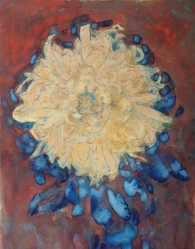 art oil painting reproduction of  Piet Mondrian Chrysanthemum C. 1908-09 museum quality handmade