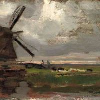 Piet Mondrian Molen Aan T Gein C. 1905