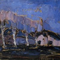 Piet Mondrian Night Landscape Ii 1908